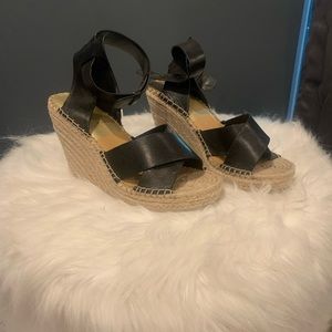 Dolce Vita ALDONA Wedges Black W8 1/2 *Brand New